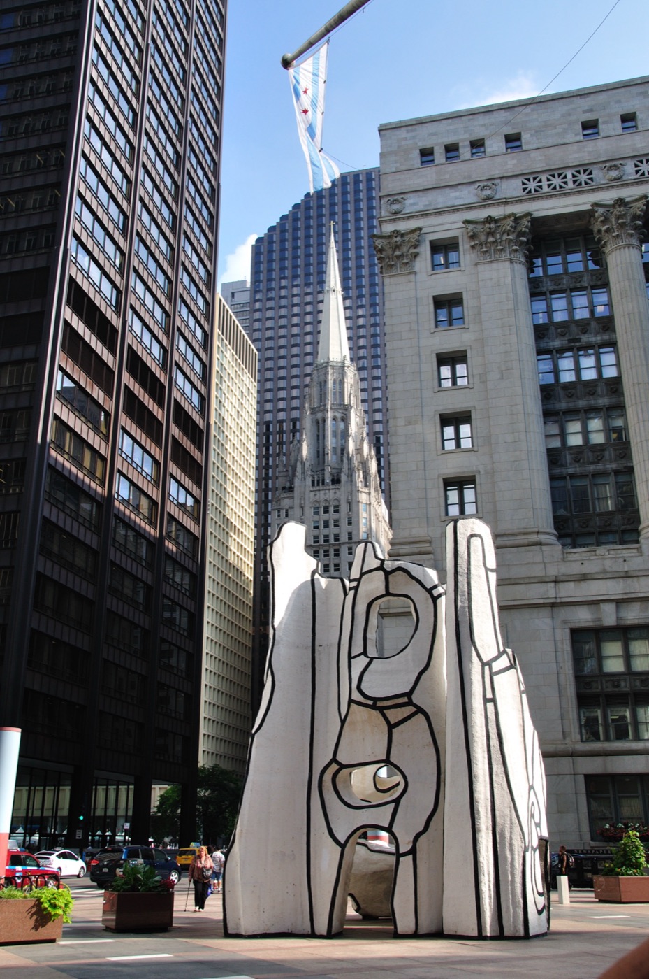 Monument with standing Beast - Dubuffet