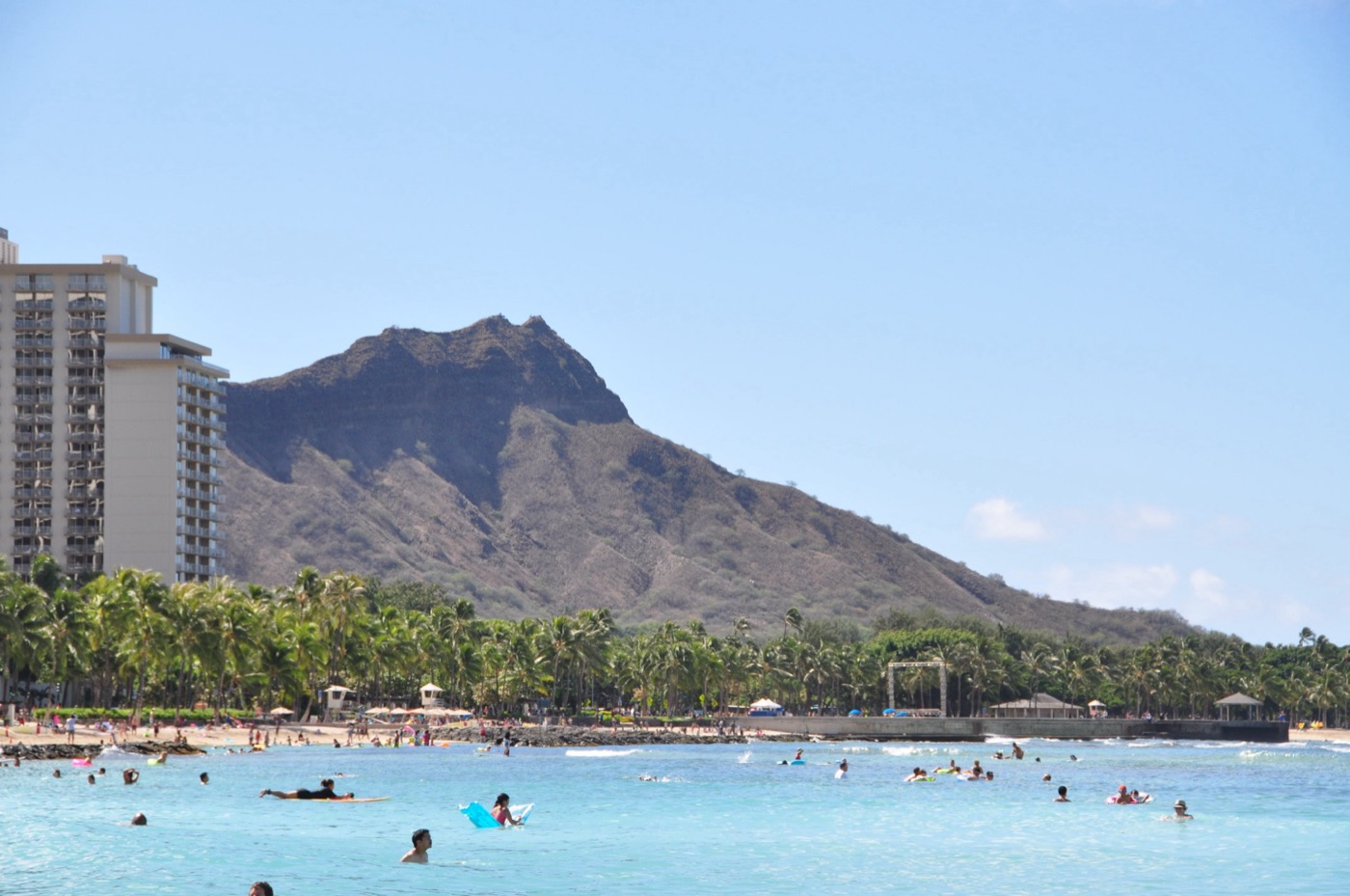 Diamond Head da Waikiki Beach