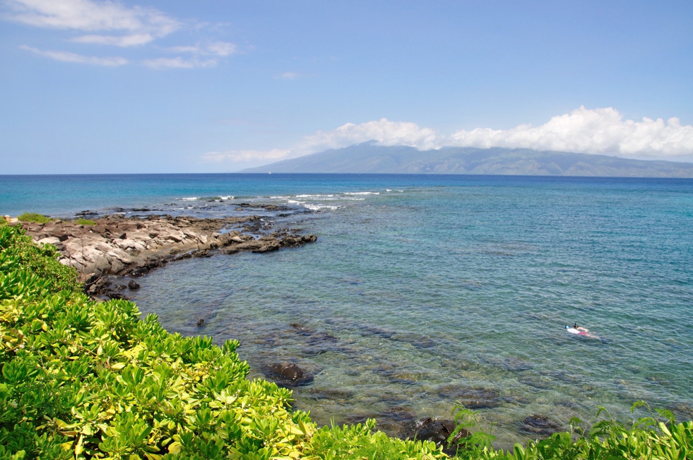 Kapalua, Parte con le rocce per snorkeling